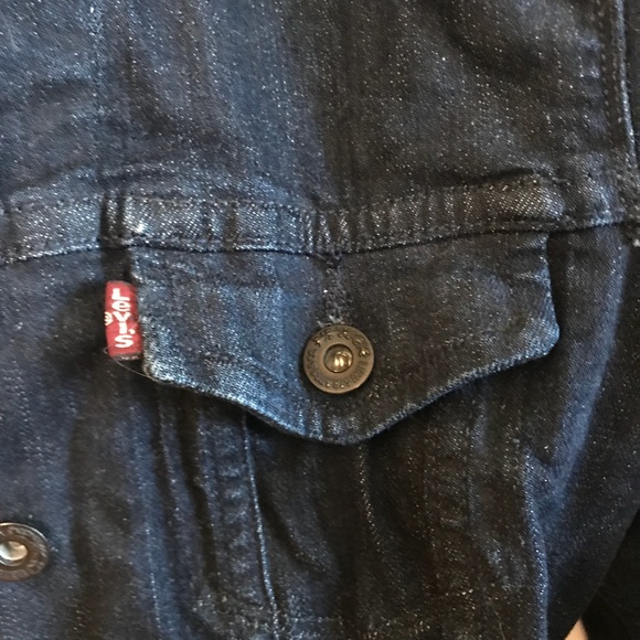 Levi’s dark denim jacket, XS - Picture 2 of 4